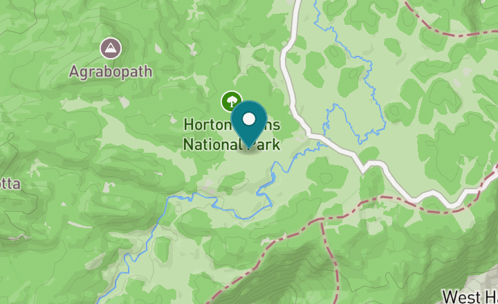 Map showing Horton Plains
