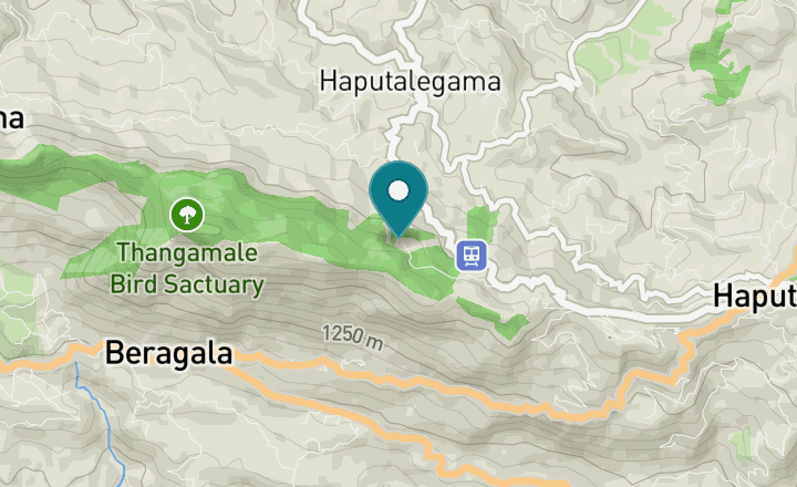 Map showing Adisham Bungalow