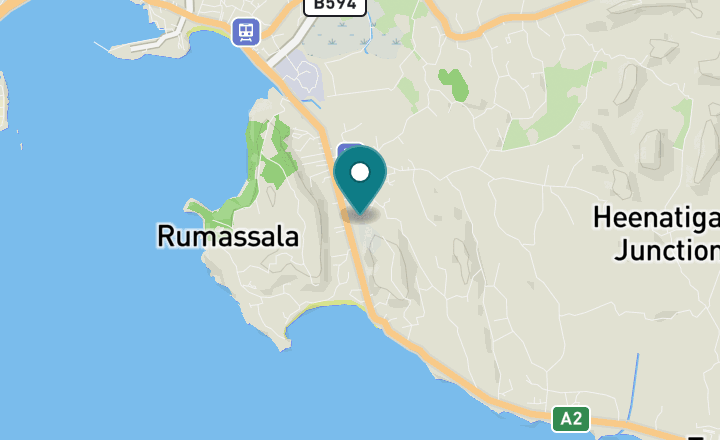 Map showing Unawatuna