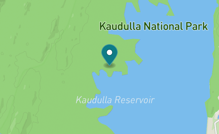 Map showing Kaudulla National Park